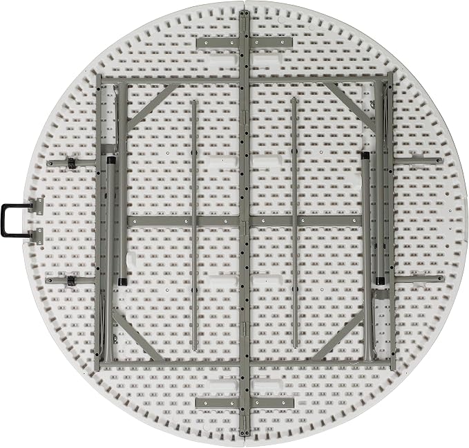 Flash Furniture Scarborough 5' Round Plastic Folding Table - Image 4