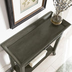 Topol Tray Edge Solid Wood Console Table - Image 7