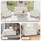 Vesgantti 74" Loveseat Sofa for Living Room, Comfy Cloud Couch Deep Seat - Image 7