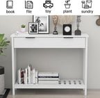 TaoHFE White Narrow Console Table - Image 3