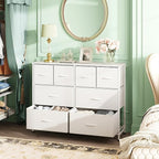 WLIVE Dresser for Bedroom with 8 Drawers, Wide Fabric Dresser for Storage and - Image 4