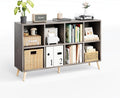 8-Cube Bookshelf 2 Tier Retro Bookcase by Flrrtenv