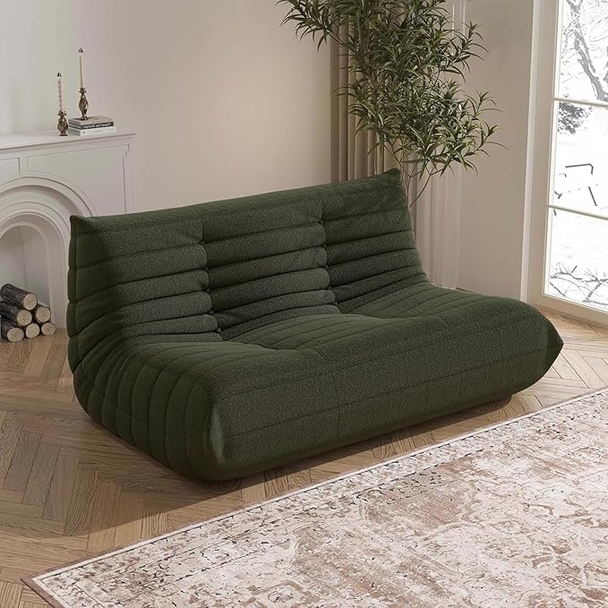 Loveseat Fireside Chair Bean Bag Sofa - Image 3