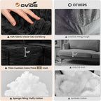 ovios 32.7 inches Armrest Seat Module - Image 8