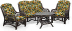 Malibu Lounge Loveseat Sofa Natural Rattan Wicker Handmade Design - Image 4