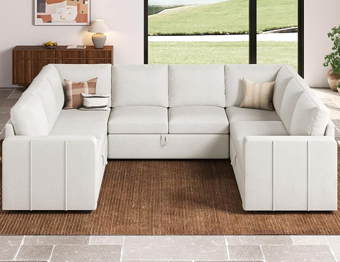 Belffin Modular Sectional Sleeper Sofa Bed - Image 4