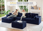 MAXYOYO 132" U Shaped Modular Sectional Sofa - Image 3