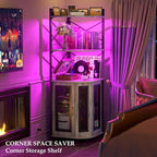 Aheaplus Corner Bar Cabinet - Image 6