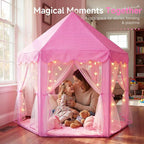 Monobeach Princess Tent Girls Large Playhouse Kids Castle Play Tent - Image 8