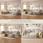 mopio Oversized Modular Sectional Sofa - Image 4