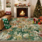 RELEANY Washable Area Rugs 6'x9' Non-Slip Modern Abstract Soft - Image 8