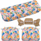 1 MIDDLE ONE Wicker Chair Cushions 3 Pieces Set by 1MIDDLEONE