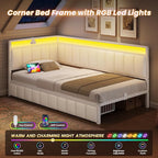 DICTAC Corner Twin Bed Frame - Image 4