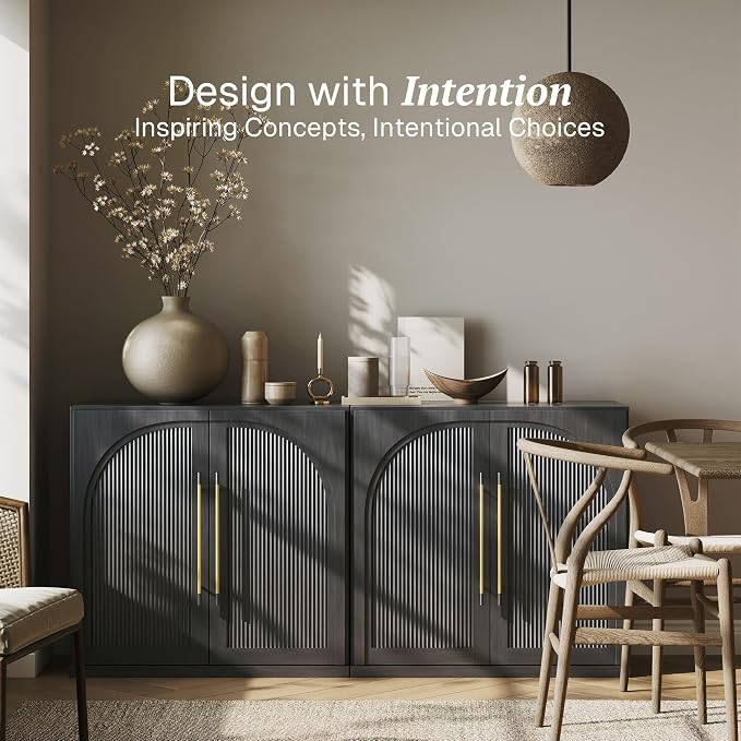 BELLEZE Set of 2 Modular Sideboard - Image 3
