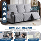 TAOCOCO 100% Waterproof Recliner Couch Cover, Non Slip Split Couch Covers - Image 4