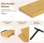 55 Inch Floating Shelves, 12 Inch Deep Floating Shelves - Image 5