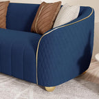 1-Piece Luxury Velvet Sofa Set for Living Room, Elegant Design Couch Set - Image 8