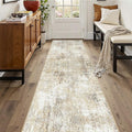 RELEANY Washable Area Rugs 2'x10' Non-Slip Modern Abstract Soft by RELEANY