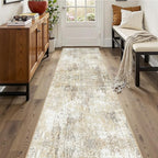 RELEANY Washable Area Rugs 2'x10' Non-Slip Modern Abstract Soft by RELEANY