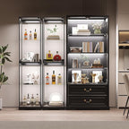 Glass Display Cabinet with Doors, Bookcase - Image 7