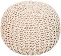 REDEARTH · Round Pouf Ottoman by REDEARTH