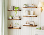 Fixwal 15.7in Floating Shelves, Farmhouse Shelf Wall Decor - Image 6