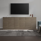 SICOTAS Buffet Cabinet with Storage Accent Sideboard Modern Credenza with Doors - Image 7