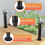 Wlrrcwdttc 4 Pcs Adjustable Bed Center Support Legs 7.08-12.2 inch - Image 6