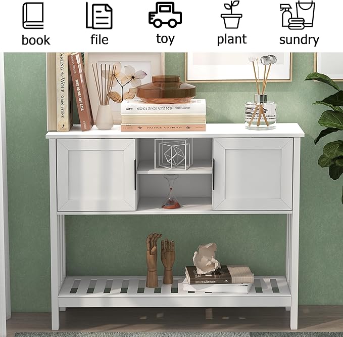 TaoHFE White Console Table - Image 7