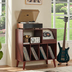 LELELINKY Large Record Player Stand, Turntable Stand - Image 4