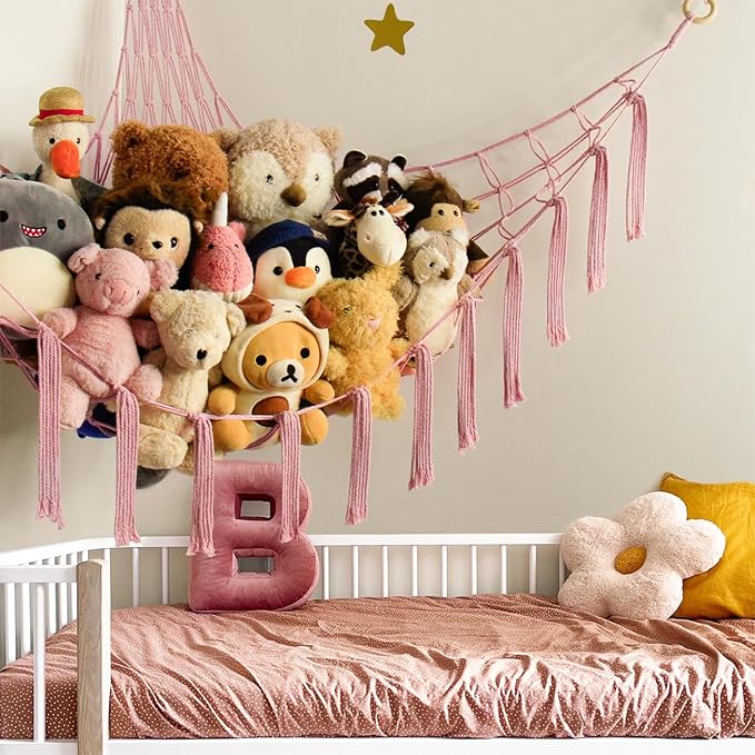 mirolam Stuffed Animal Storage Hammock Net - Image 2