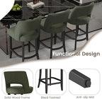 VKNOW Bar Stools Set of 2, Modern Counter Stools - Image 9