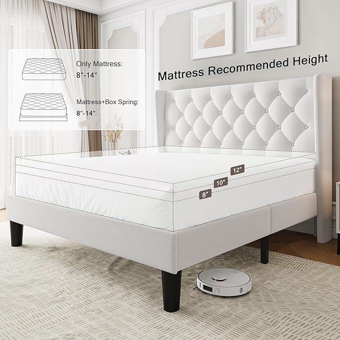 Einhomn Queen Size Platform Bed Frame - Image 5
