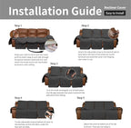 Easy-Going Oversized Recliner Sofa Cover, Reversible Couch Cover - Image 7