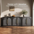 BELLEZE Set of 3 Modular Sideboard - Image 3