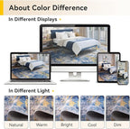 RELEANY Washable Area Rugs 2'x5' Non-Slip Modern Abstract Soft - Image 9