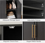 FORTUNETEC Sideboard Buffet Cabinet - Image 4