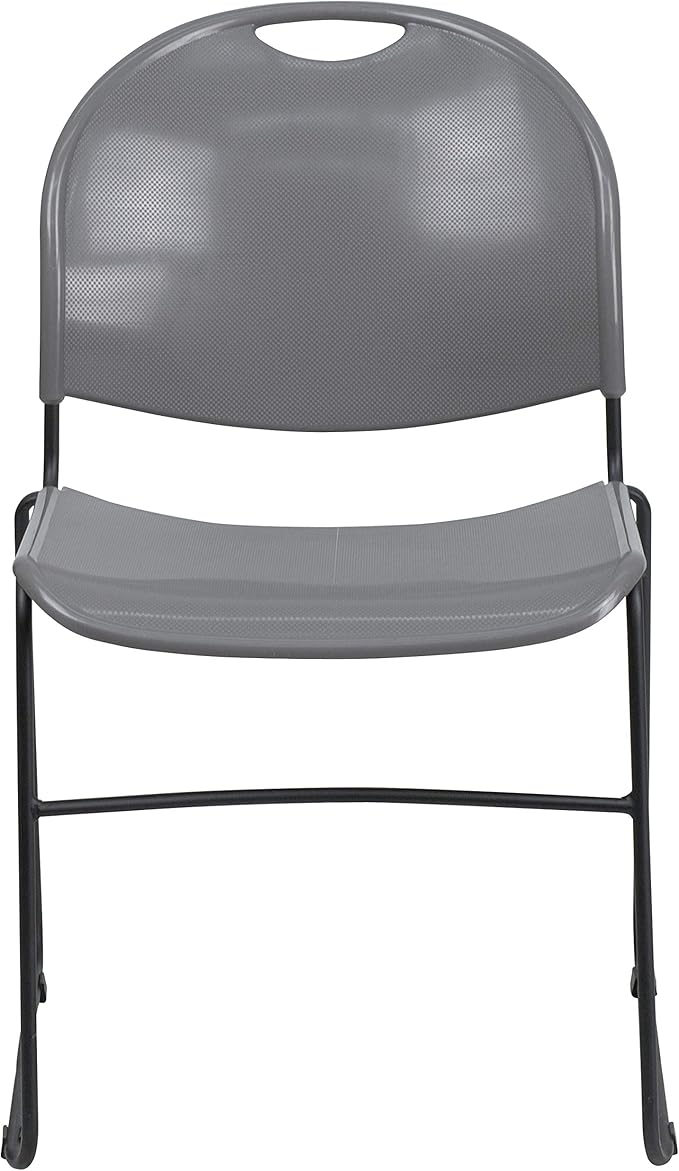 Flash Furniture 5 Pack HERCULES Series 880 lb. Capacity Gray Ultra-Compact - Image 5
