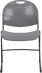 Flash Furniture 5 Pack HERCULES Series 880 lb. Capacity Gray Ultra-Compact - Image 5