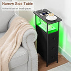 LOAKEKEL Narrow End Table Living Room - Image 4