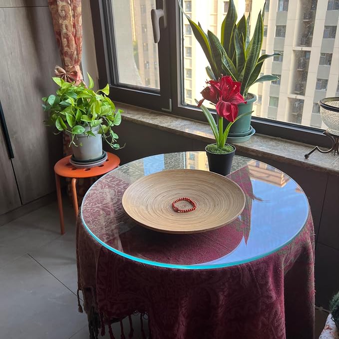 14" Round Tempered Glass Table Top - Image 6