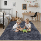 Fluffy Area Rugs 9x12 Living Room Bedroom: Ultra Soft Shag Rug Upgrade Non-Slip - Image 7