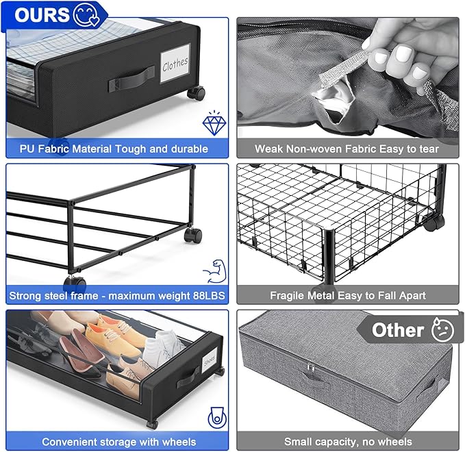 Beborxue Under Bed Storage - Image 2