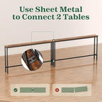 SUPERJARE 51.2 Inch Sofa Table - Image 9