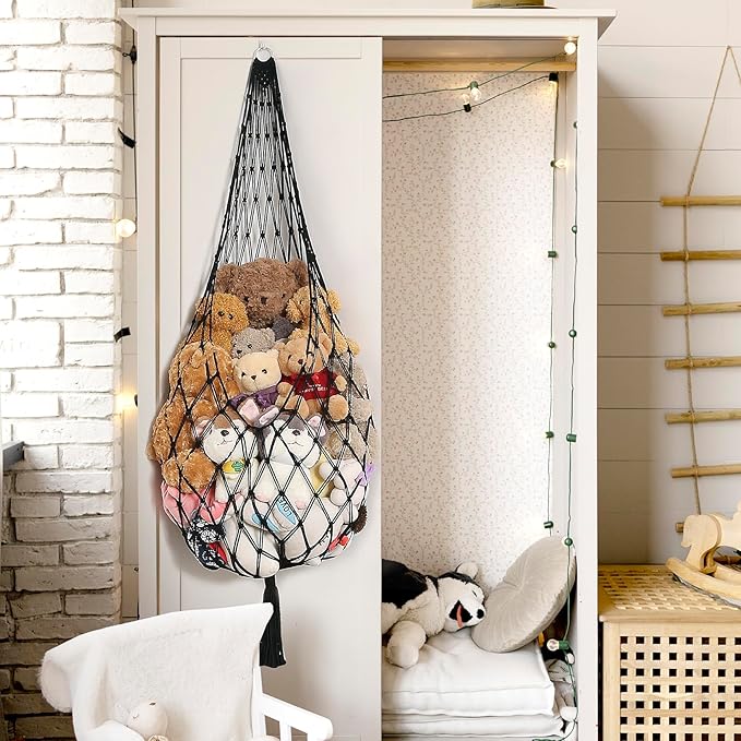 Amdermi Stuffed Animal Hammock Corner Hanging Net - Image 8