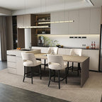 VKNOW Bar Stools Set of 2, Modern Counter Stools - Image 9