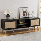 ZttRiee TV Stand for TVs up to 65'', Entertainment Center by ZttRiee