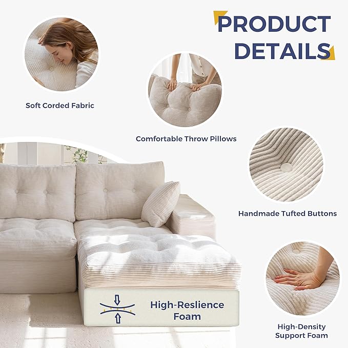 MAXYOYO Modular Sectional Sofa - Image 6