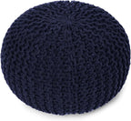 REDEARTH · Round Pouf Foot Stool Bean Bag Ottoman by REDEARTH