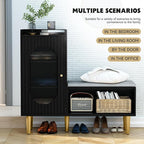 HLR Storage Bench Set of 2, L-Shaped Storage Cabinet - Image 5